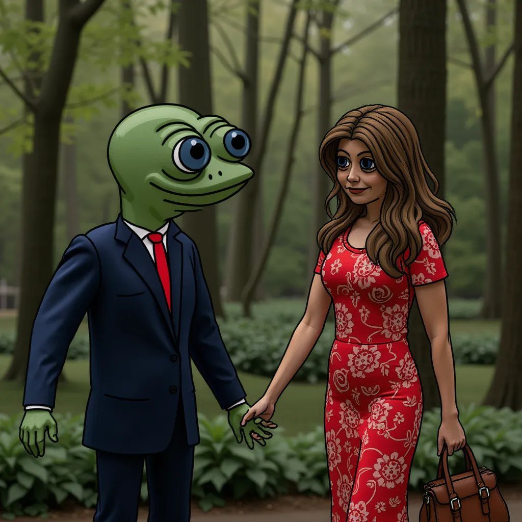 BeerFrogETH's tweet photo. $FROG FOR #MELANIA $TRUMP https://t.co/bQDY2ilbdK
