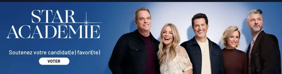PhotosVVachon's tweet photo. @staracademietva J'ai réussi en allant à https://t.co/dLz7A3pdKW ensuite je me suis connectée et ensuite au bas de la page y'a une image Star Académie Voter et en cliquant ça marche! https://t.co/tVoCLuFUi3