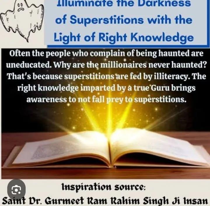 When scientific researches has achieved all successes but still a lot of people are there who still believe in superstition.  Saint MSG Insan explains the difference between faith and superstition and inspires to give up bad practices.
#RighteousCustom