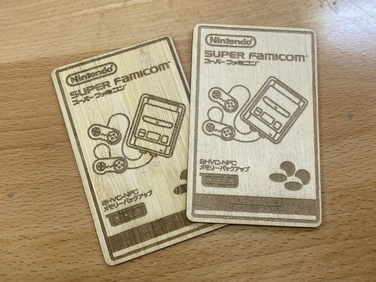 ArielAces's tweet image. It&apos;s a real wooden #TapTo NFC recreation of the original Kirby Super Star Deluxe box on the Super Famicom! Both pics are the two sides - Super Famicom on one side and Kirby on the other. #MiSTerFPGA #MiSTer #Zaparoo #SuperNintendo #SNES