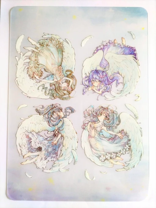【お知らせ】 イラスト集 Colorful Drop's 1→完売 天使のクリア下敷き→完売 アクリルフォトパネル→単品完売 福袋→残2 クリアしおり→残2 ありがとうございました! 再販は未定です。