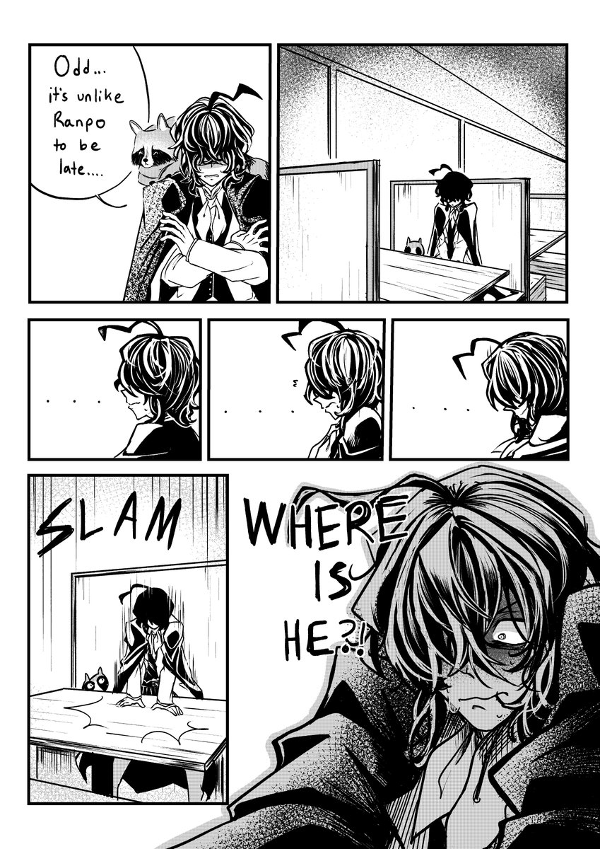 origami_artist's tweet photo. happy birthday poe 🦝🖤
(ignore the obvious drop in quality as I ran out of time lol)

(4/13)

#BSD #BungouStrayDogs #EdgarAllanPoe https://t.co/oerqSgMT5z