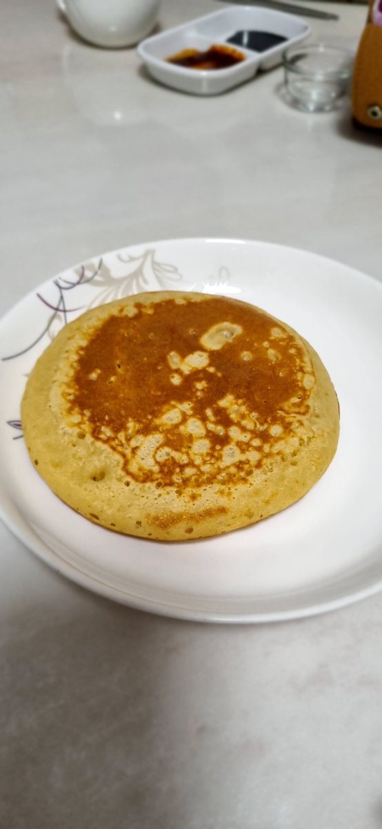 pyffpuff's tweet photo. I want yall to meet Wheatney Spears my first sourdough starter 🥹🥹🥹 made some discard pancakes for breakfast and it was good https://t.co/hJfS9sDrEG