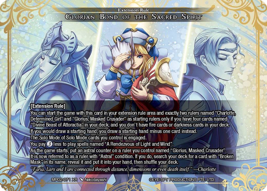 ForceOFWill_ES's tweet photo. ¡Spoilers de #MP02, "Fates Reunited", la segunda Masterpiece Collection de #FowTcg!
Visualiza todos los spoilers en el siguiente enlace: https://t.co/tolxLPkjHp https://t.co/p0fLB9C7l3