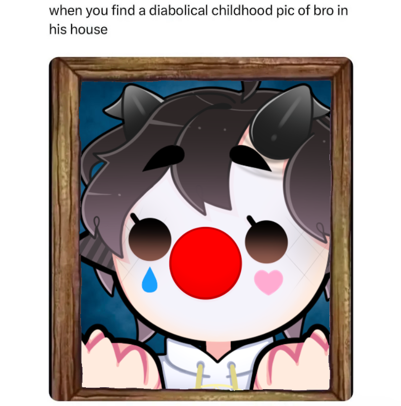 Zynth__'s tweet photo. 🤡 You ever just feel like a absolute clown? Cause I sure as hell do 🤡
gimme all your meme's below so I can give you a 1-10 on the 🤡clown 🤡meter
| #AbyssArt | #Zynth | #Vtuber | #ENVtuber | #art | #fanart | https://t.co/pbMLNAJh8G