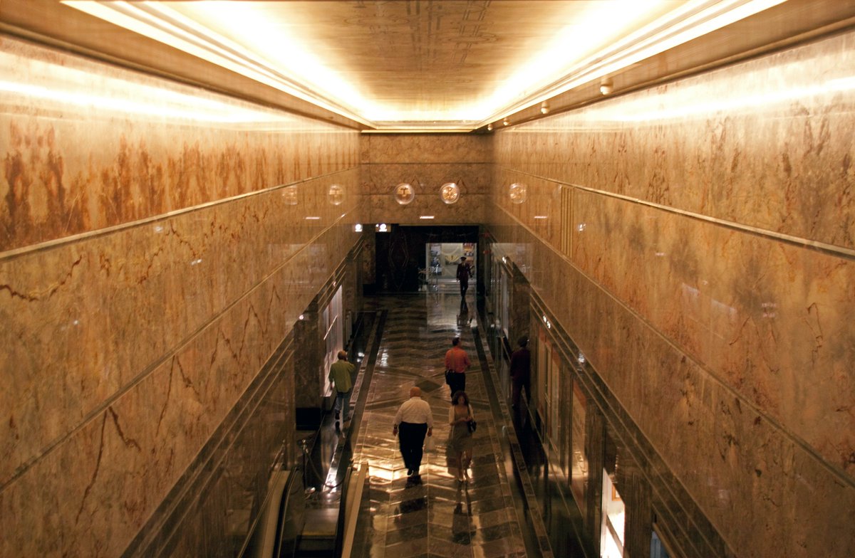 March 1930 - April 1931 is the timeframe for the building of the art-deco masterpiece The Empire State Building. Impractical, implausible, but there's a photographic record so you aren't allowed to question it. Or the fast demolition time for the Waldorf Astoria before it.