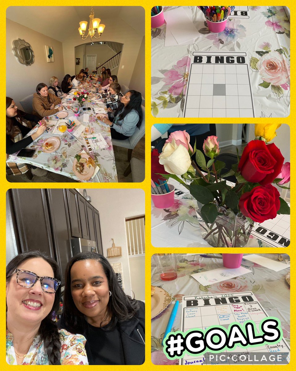 KatachaMiller's tweet photo. 2025 Bingo Vision Board making Event! Thx Gretty for the invite! “And we know that all things work together for good to them that love God, to them who are the called according to his purpose.” ~ Romans 8:28 🤗💕🙌🏾🙏🏾#VisionBoards #GoalSetting #TheBestIsYetToCome #DivineProtection https://t.co/DeK1strRnP