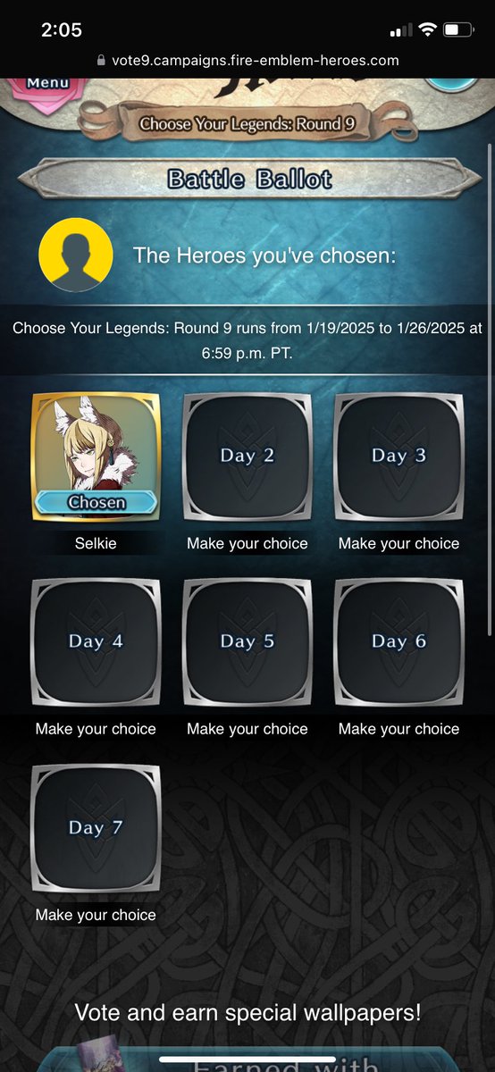 ZeroSolisVT's tweet image. TO ANYONE WHO SEES THIS AND HAS A NINTENDO ACCOUNT I BEG. VOTE MY GIRL SELKIE. #SelkieSweep
 vote9.campaigns.fire-emblem-heroes.com/en-US