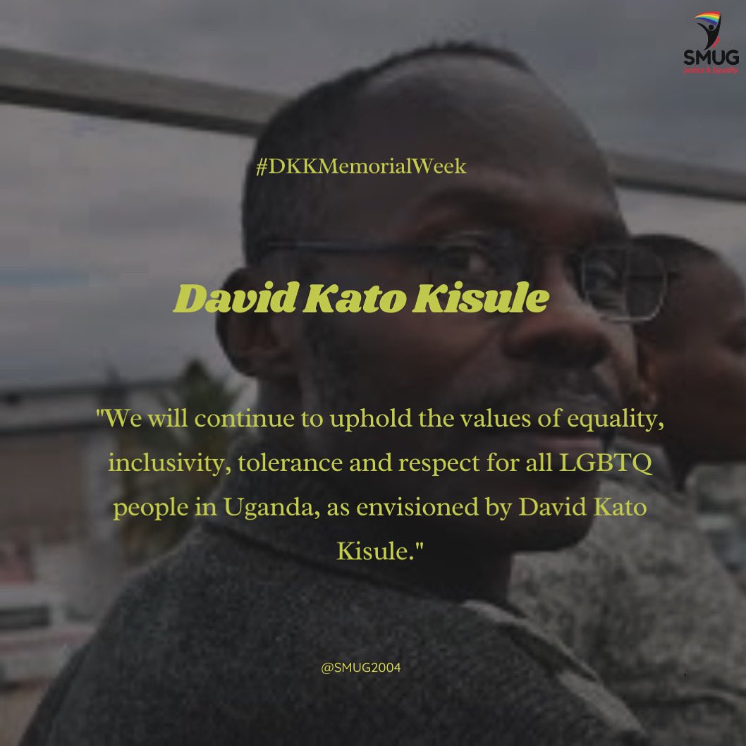 Today marks the beginning of David Kato Memorial Week, a time to honor and celebrate the remarkable legacy of David Kato, a trailblazer and an inspiration to the LGBTQ+ community. His impact lives on, and we continue to uphold the values he fought for. #DKKMemorialWeek.
