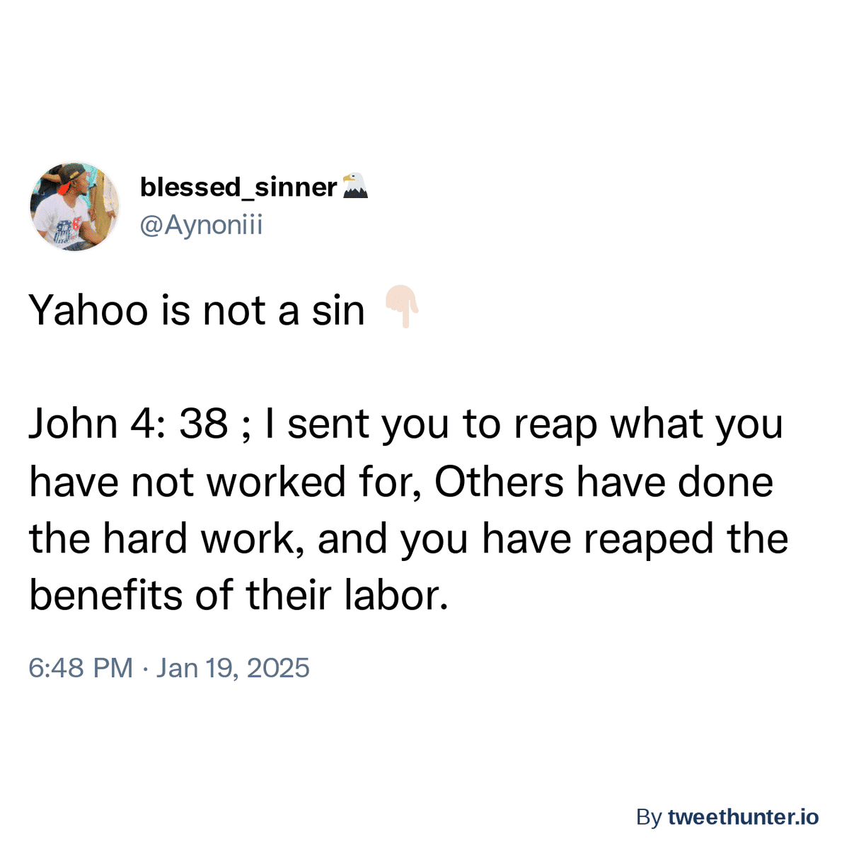<a href="/Graspingli089/">Grasping Lifetime</a> <a href="/Aynoniii/">blessed_sinner🦅</a> <a href="/officialEFCC/">EFCC Nigeria</a> Here’s your screenshot. Want to grow on 𝕏? Check out tweethunter.io.
