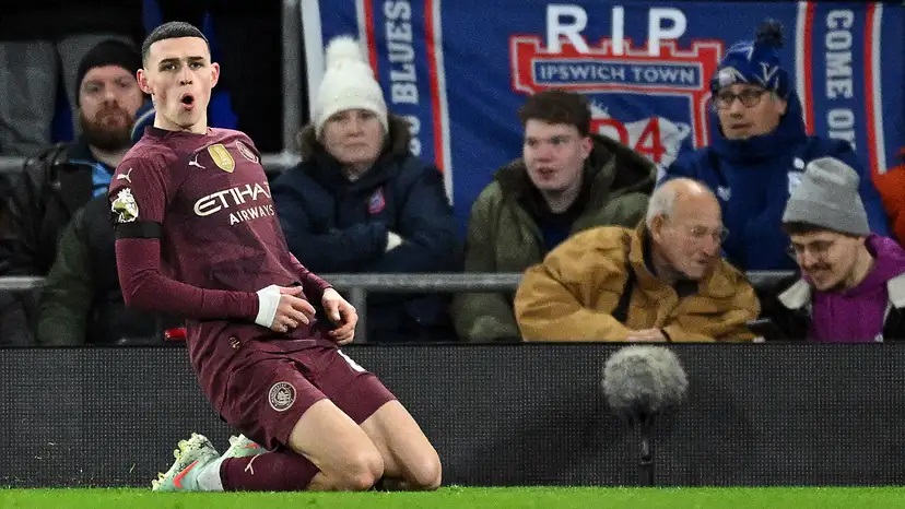 7mIndonesia's tweet photo. "Senangnya Dalam Hati..." - Manajer #Manchester City #Pep Guardiola Bahagia Bukan Main Lihat Phil Foden Cemerlang Lagi

Bos Manchester City Pep Guardiola memuji Phil Foden setelah pemain internasional Inggris itu mencetak dua gol melawan Ipswich.

https://t.co/DfljkM2yeq https://t.co/7eYO4VoO2X