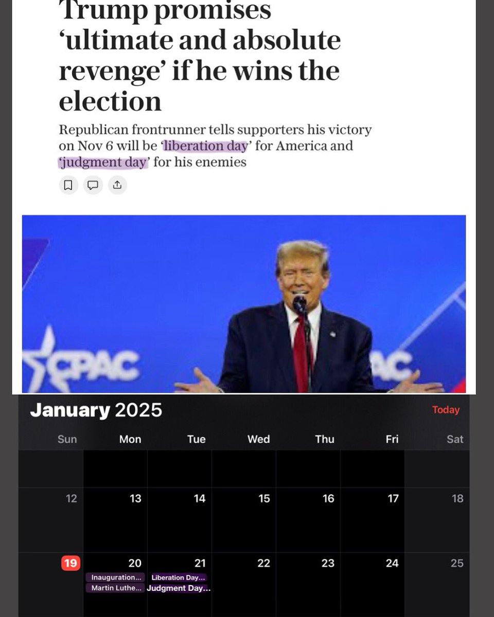 DonaldJThunder's tweet image. Mark your calendar for tomorrow… #LiberationDay #JudgmentDay