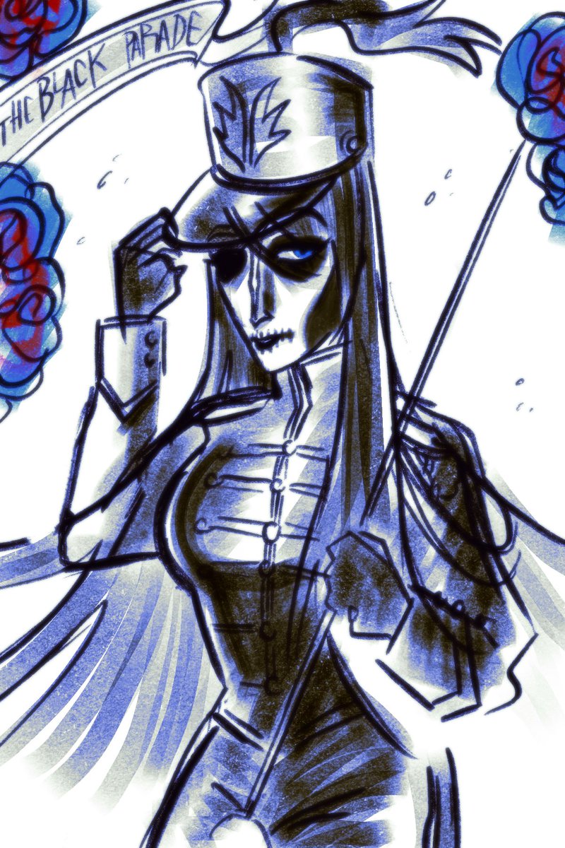 atomicnum16's tweet photo. Caitlyn x The Black Parade https://t.co/rT3EZaPdak