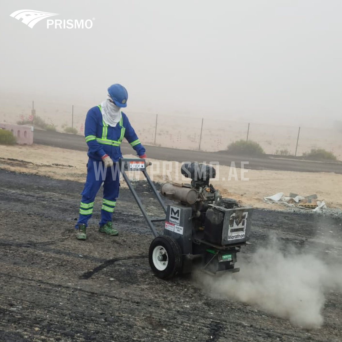 We believe every road tells a story of #progress, #connectivity, and #safety. Our ongoing #crack_repairing work at Al Geemi Liwa Project in collaboration with Al Geemi Contracting Co. L.L.C is another testament to our commitment to maintaining the UAE's critical infrastructure.