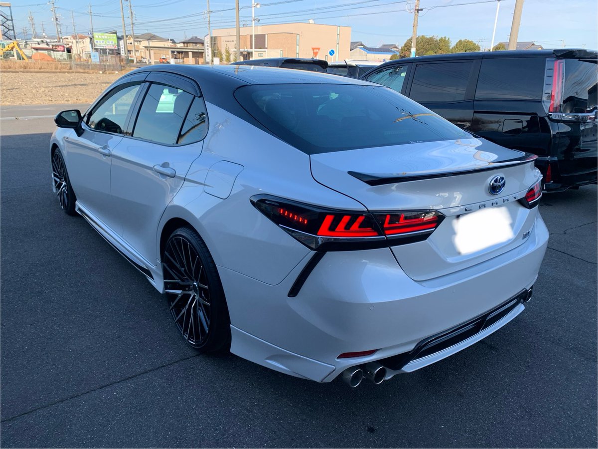 FLEXAUTO001's tweet photo. AXVH70 カムリWS🚗🔥
またまたカムリですが、今回もコーティング施工させて頂き納車です🤗✨
カムリ人気ですね😆
この度はご購入ありがとうございました😊✨
#稲沢市 #フレックスオート #toyota #lexus #amewheels #largus #車高調 #字光式ナンバー #字光式AIR #ボディコーティング #納車 https://t.co/a92Z1msTQ9