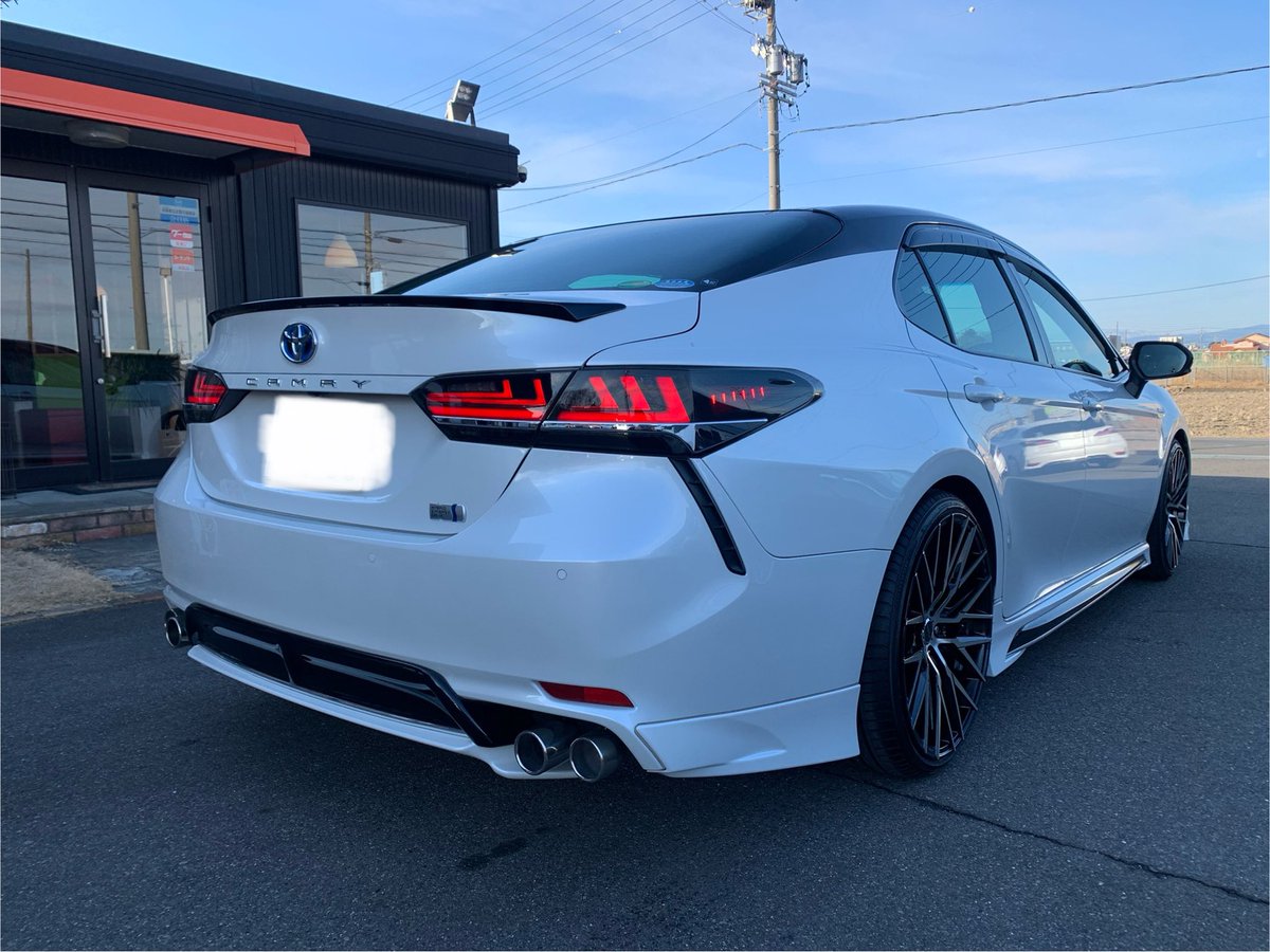 FLEXAUTO001's tweet photo. AXVH70 カムリWS🚗🔥
またまたカムリですが、今回もコーティング施工させて頂き納車です🤗✨
カムリ人気ですね😆
この度はご購入ありがとうございました😊✨
#稲沢市 #フレックスオート #toyota #lexus #amewheels #largus #車高調 #字光式ナンバー #字光式AIR #ボディコーティング #納車 https://t.co/a92Z1msTQ9