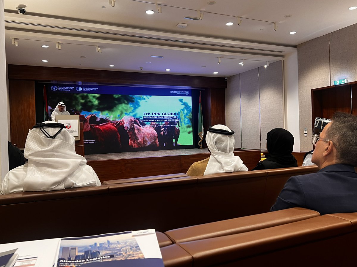pkotchofa's tweet image. Happening now: 7th Peste des Petits Ruminants #PPRGREN Annual Meeting in #AbuDhabi hosted by the Abu Dhabi Agriculture and Food Safety Authority #ADAFSA