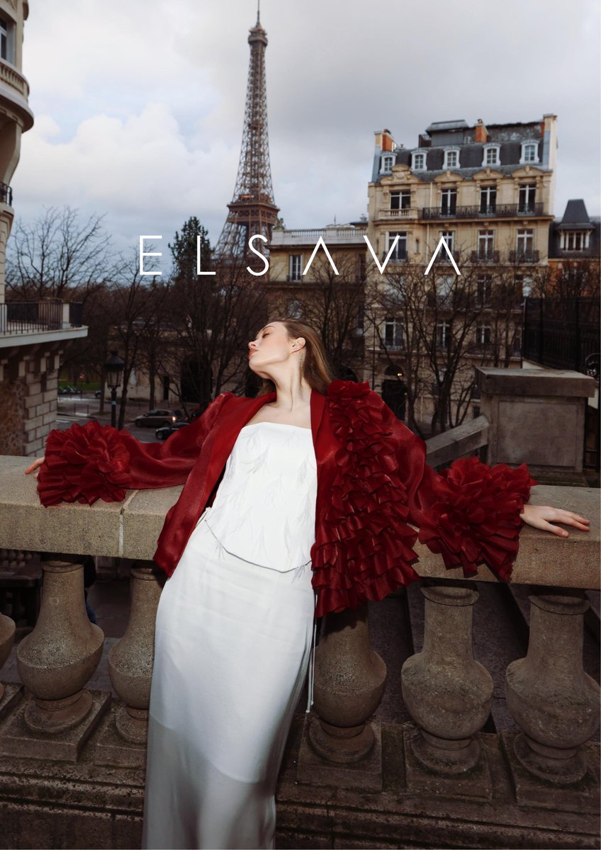 Elsavaboutique's tweet photo. A perfect duet—one in ruffles, the other in pairs 

#elsava #elsavamoments #fashion #love #paris #ruffels #neverapart https://t.co/JzDY2iQUCC