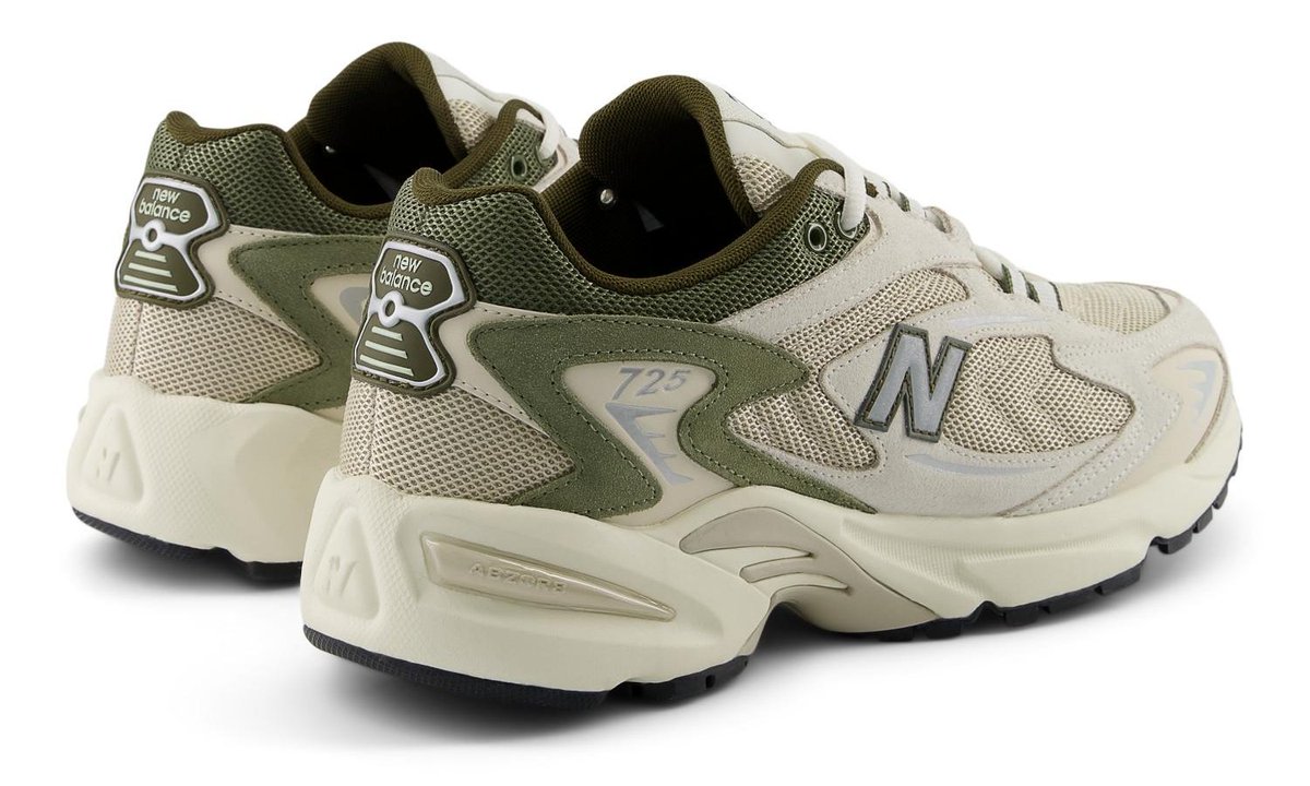 【1度のみ着用】NewBalance ML725CJ 24cm カーキ 2025年 1/24 発売】 New Balance ML725 CJ “White/khaki