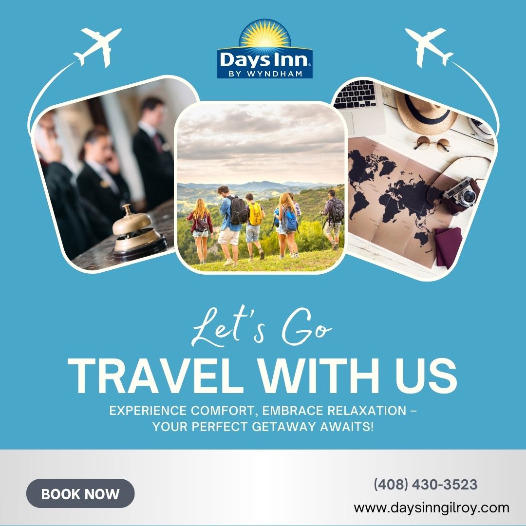 DaysInnGilroy's tweet photo. 🍇 Discover the "Garlic Capital of the World" while enjoying a cozy stay at Days Inn Gilroy! Perfect for business or leisure, with amenities to suit your needs.
📍 Book now: https://t.co/d31nUhc24M
#GarlicCityStay #ComfortInGilroy https://t.co/NpUZxEWwZ0