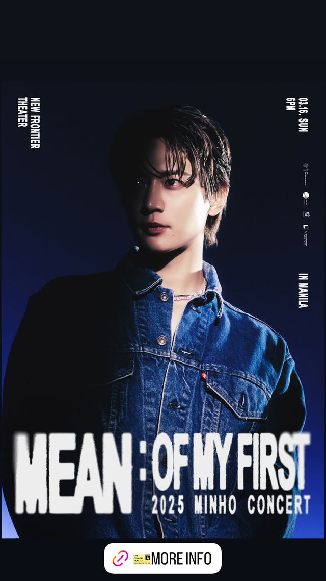 News5PH's tweet photo. THE FLAMING CHARISMA WILL BE BACK IN MANILA! 🔥

Magbabalik sa bansa si #SHINee member #Minho para sa kanyang “MEAN: OF MY FIRST” concert na gaganapin sa March 16. #News5

📸: SHINee (Instagram) https://t.co/Ngx4FHNg7a