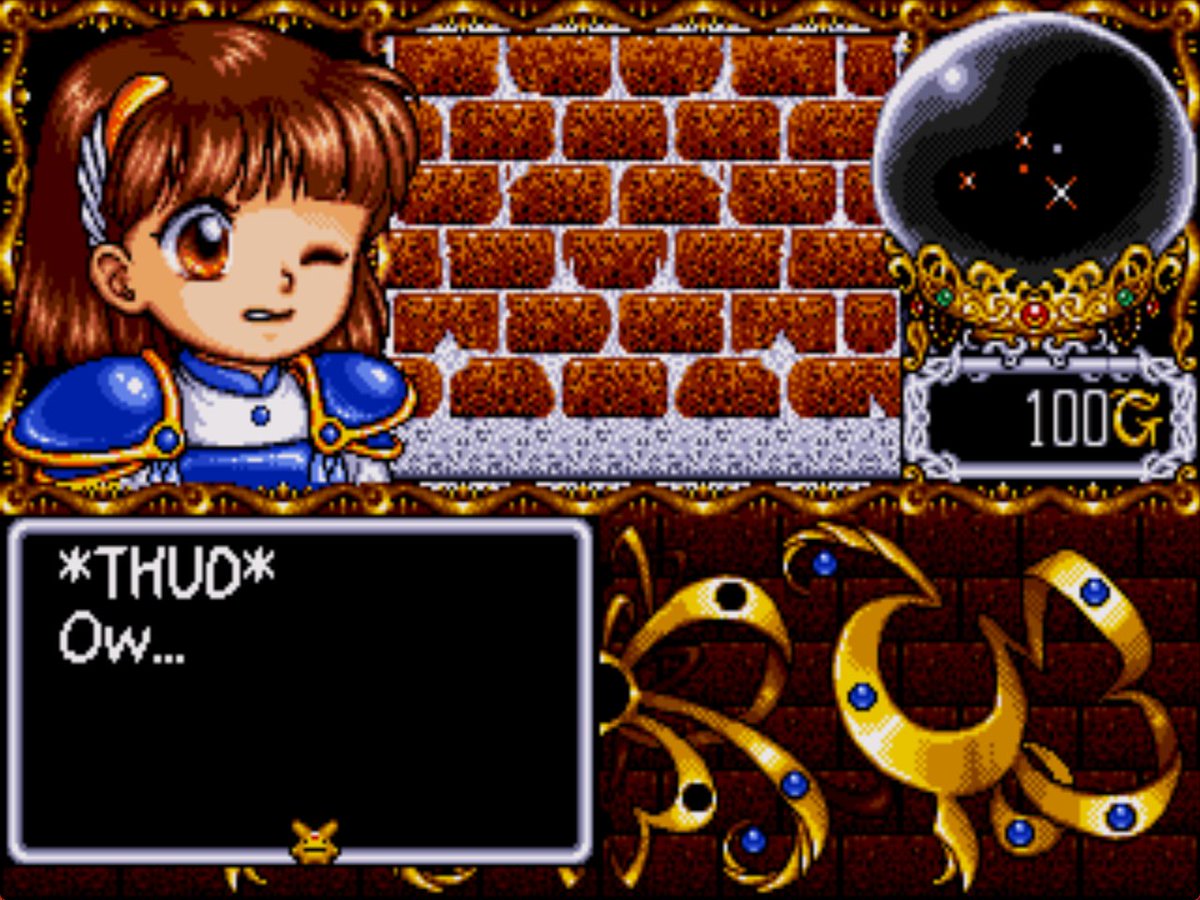 trying to play madou monogatari 1 rn and this is most of my experience so far