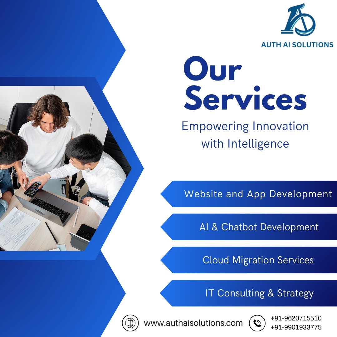 authaisolutions's tweet image. Are you ready to elevate your business in today’s fast-paced digital landscape? 🌟 At Auth AI Solutions, we provide tailored technology solutions to meet your unique business needs.