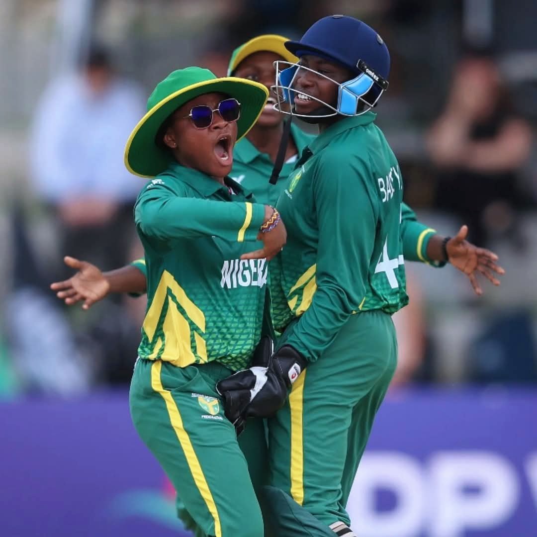 SOUTH AFRICANS WE ARE COMING TO DETHRONE YOU . 

HISTORY FOR NIGERIA IN CRICKET WORLD CUP. 

Nigeria U19 Girls Beat New Zealand 🇳🇿  by 2 runs to record Nigeria first ever cricket World Cup Victory.