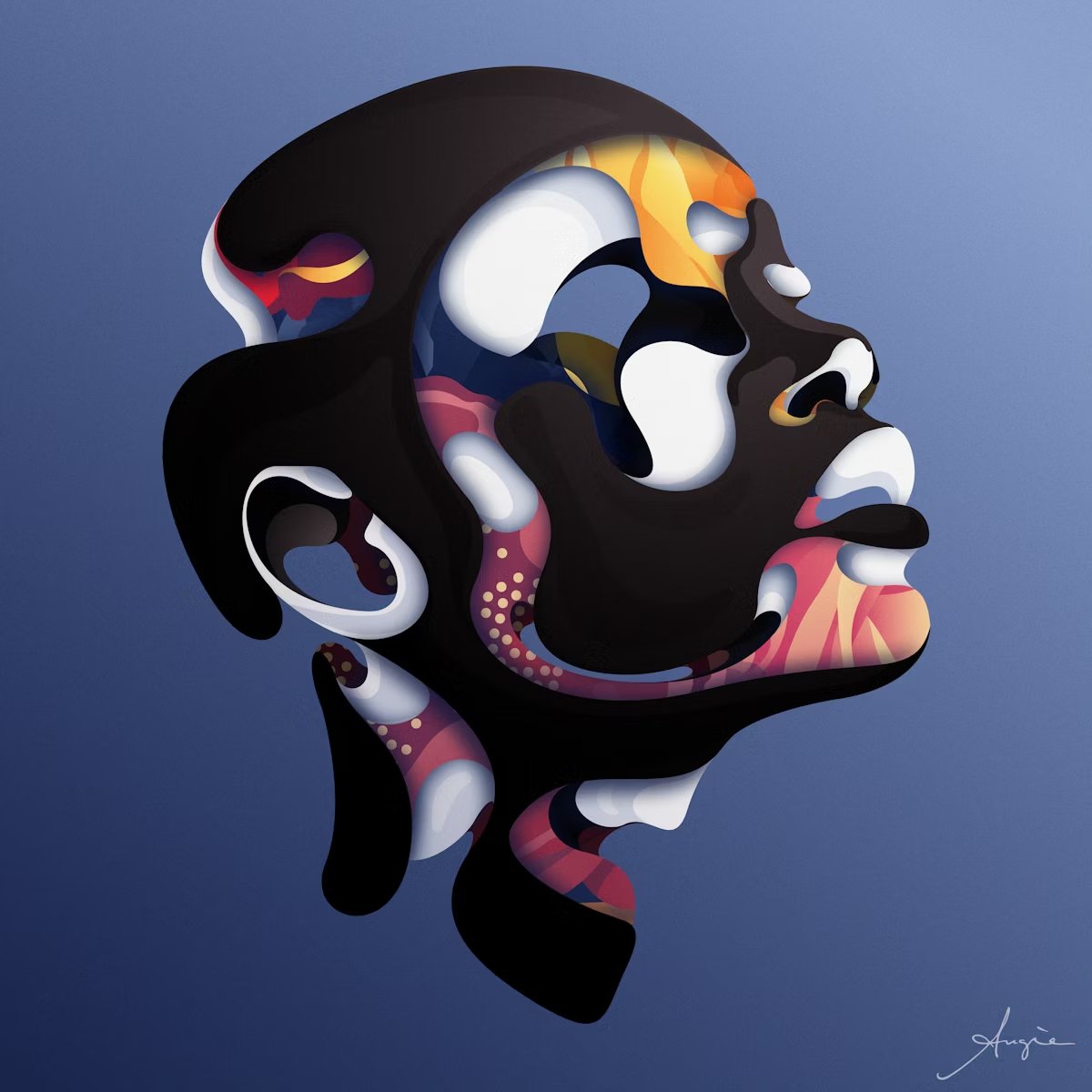 Gm frens ☕️🌞
Happy new week ! ✨
may it be peaceful, inspired and fun 💖

in the pic:
"Self, an Exploration",
available on FND.