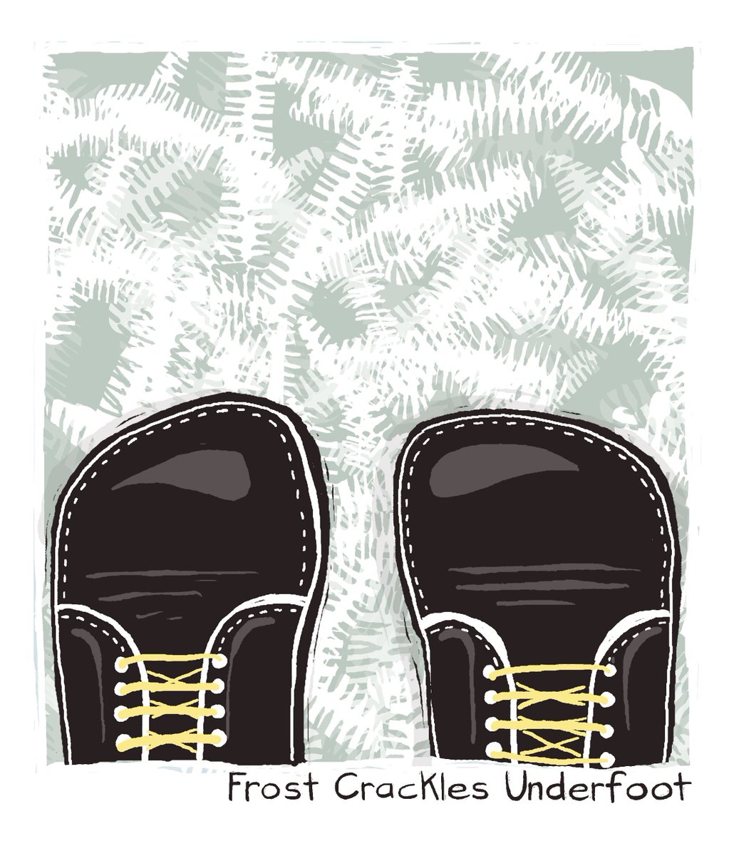 New UK Season: 20-24 January: Frost Crackles Underfoot 

Stomping time!  

#72seasons #frostcracklesunderfoot 

 72 Seasons is a project which helps you notice more nature around you and increases wellbeing.