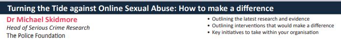 Kerry Tarrant (@scuk_kerry) on Twitter photo How do we prevent online sexual abuse and keep children safe? Hear from Dr Michael Skidmore @the_police_fdn at the #cybertrauma conference socialcareconferences.co.uk/virtual-onlineβ¦
#digitalsafety #safeguardingchildrenonline @childrenscomm <a href="/jessphillips/">Jess Phillips</a> <a href="/ranigovender/">rani_anandhan</a> How do we prevent online sexual abuse and keep children safe? Hear from Dr Michael Skidmore @the_police_fdn at the #cybertrauma conference socialcareconferences.co.uk/virtual-onlineβ¦
#digitalsafety #safeguardingchildrenonline @childrenscomm <a href="/jessphillips/">Jess Phillips</a> <a href="/ranigovender/">rani_anandhan</a>
