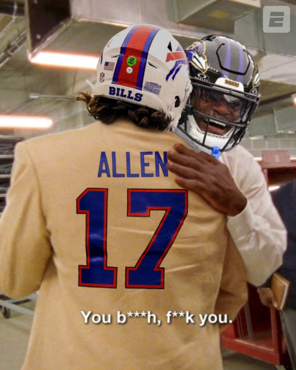 JOSH ALLEN GETS THE BEST OF LAMAR JACKSON 😱 

BILLS ARE HEADED TO THE AFC CHAMPIONSHIP GAME 🏆