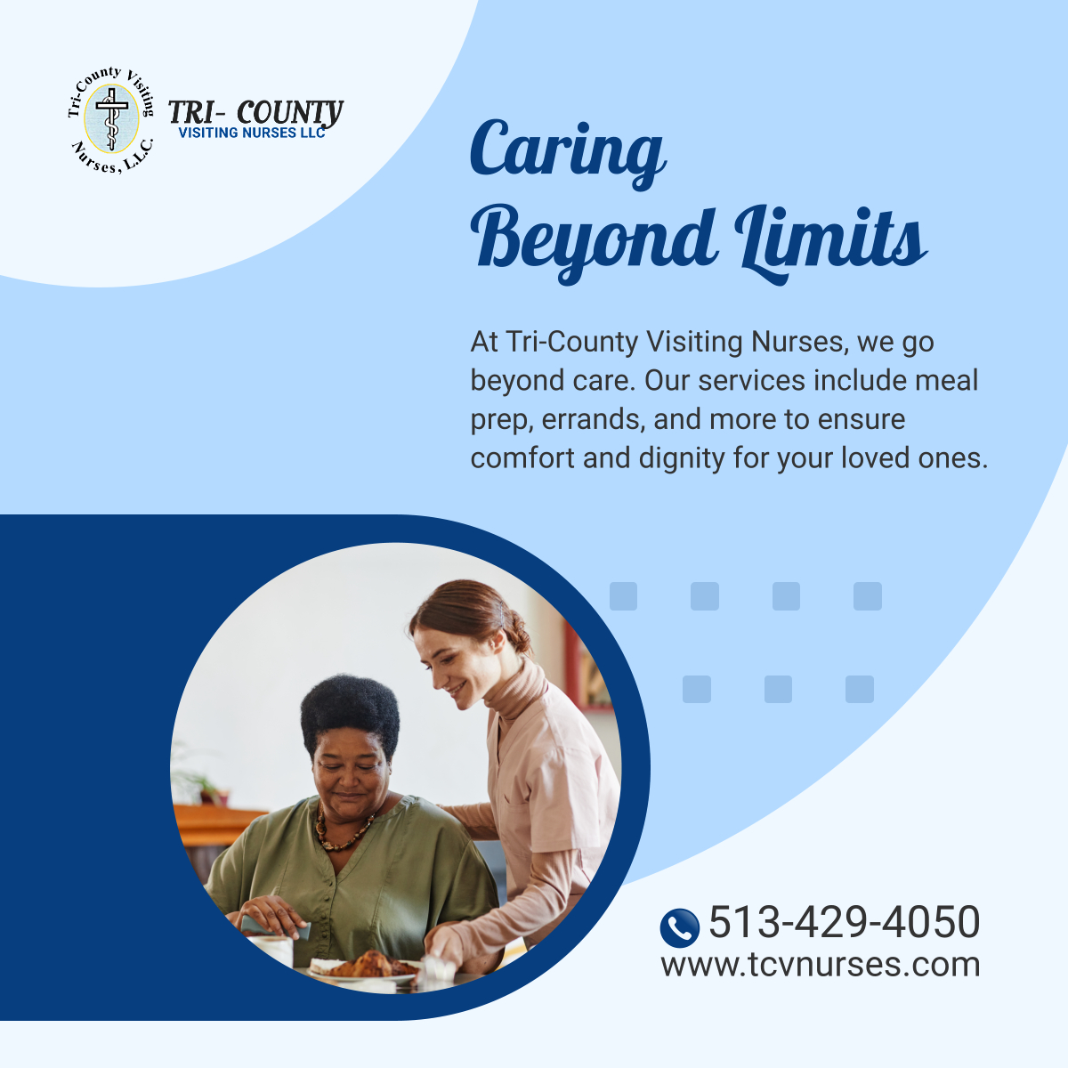 tcvnurses's tweet photo. Beyond basic care, we provide comprehensive solutions tailored to your loved ones’ needs. Call us today to learn more! 

#HomeHealthCare #CincinnatiOH #ComprehensiveCare https://t.co/gqVdExU028