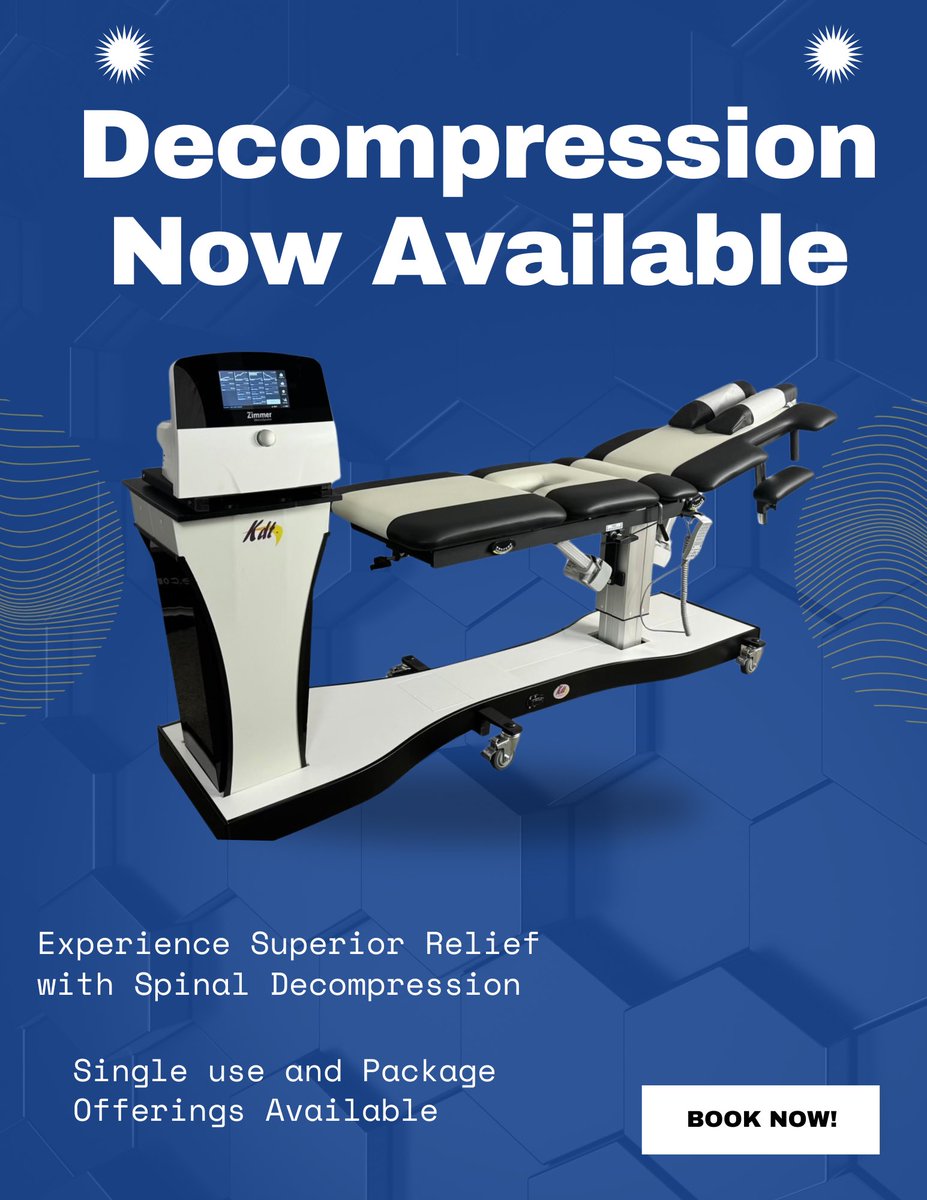 ChiroAwaken's tweet photo. Have you tried Decompression yet? Schedule your appointment today! #parkerschiropractor #sportsmedicine #highlandsranchchiropractor #decompression #wholebodyhealth #getadjusted #spinaldecompression #getadjusted #coloradochiropractor #whosyourchiro https://t.co/kR98DyaSme