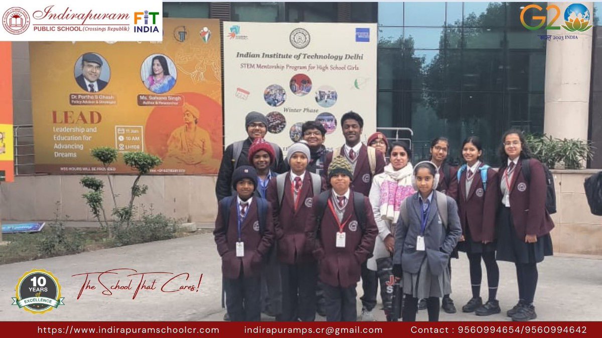IPSCrossings's tweet photo. 🎉 Exciting News! 🎉
We are incredibly proud to share that 12 of our talented students participated in the Grand Finale of the National Level Competition at IIT Delhi on January 11th and 12th! 🏆✨ https://t.co/VfB24Kt4BN