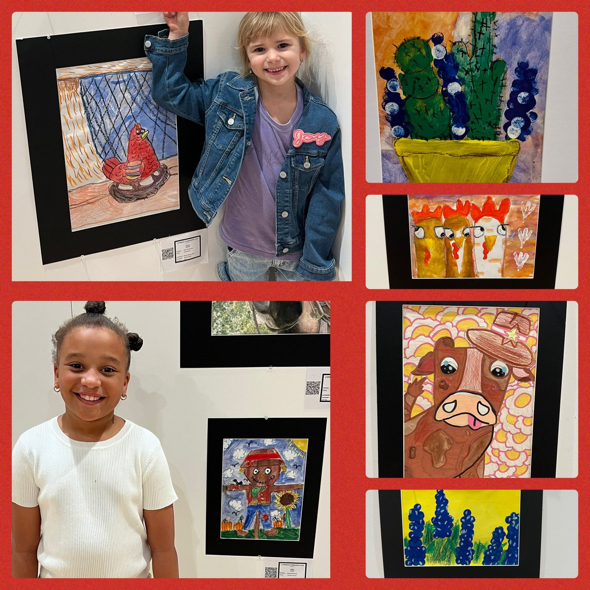 Bang Elementary is so proud of our Bears who had their Rodeo Art on display. <a href="/BangElementary/">Bang Elementary</a> <a href="/susan_bolado/">Susan L. Bolado</a> <a href="/CyFairISD/">Cypress-Fairbanks ISD</a>