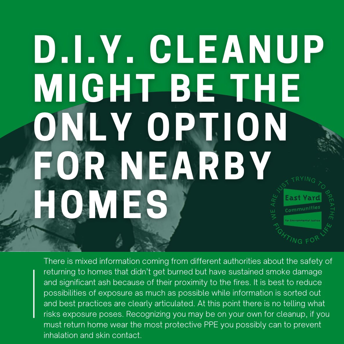 EYCEJ's tweet photo. 2/2 some advice we have from experience dealing with hazardous waste cleanup.
#WeAreJustTryingToBreathe
#FightingForLife https://t.co/bHvJ7kPwUi