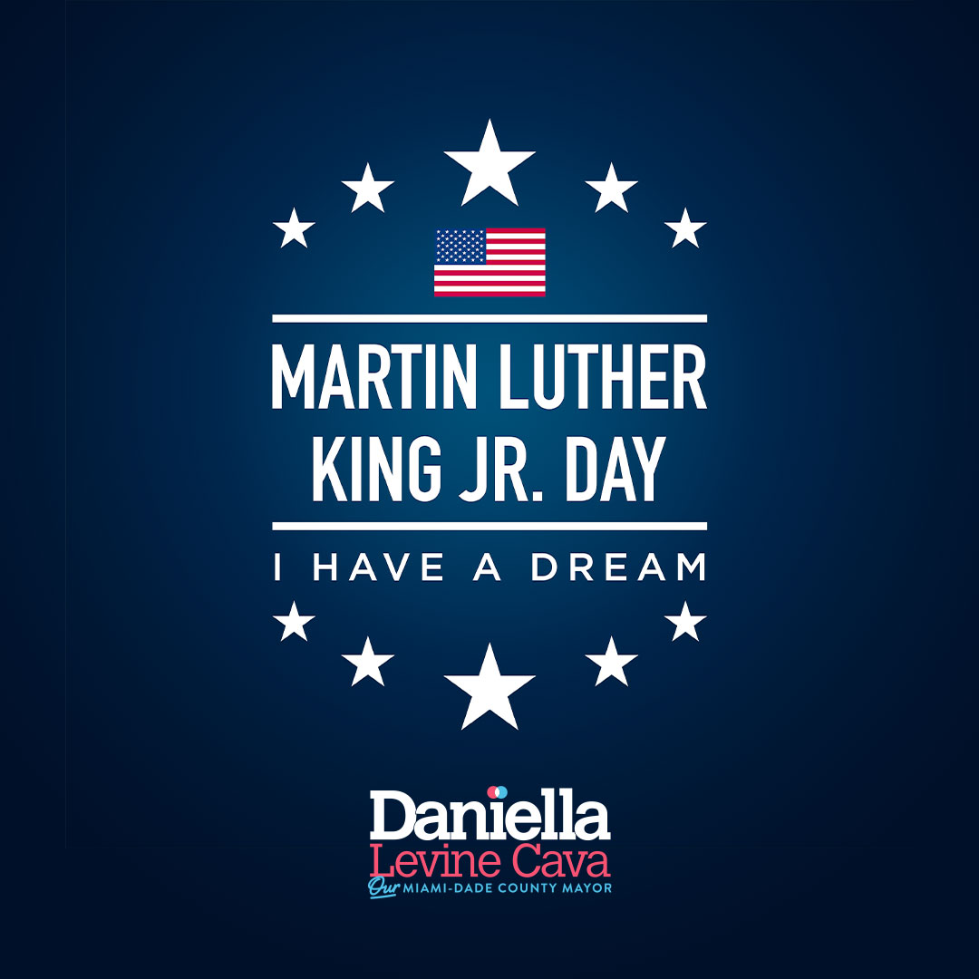 Dr. Martin Luther King Jr. demonstrated the strength in unity and collective action to drive meaningful change. Today, we recommit to advancing justice and opportunity throughout Miami-Dade, a place I'm proud to call home and where the American Dream remains alive for so many.