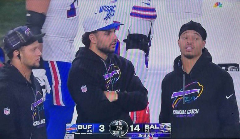 Yall remember when raven fans clowned us for saying if these 3 played week 4 we win that game? 

I do.