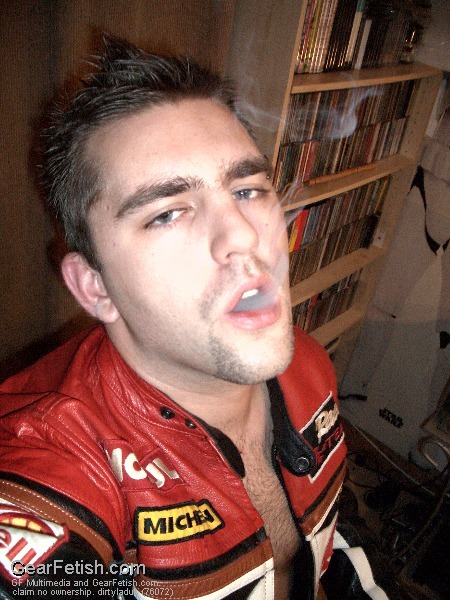 goonsmokers's tweet photo. Sometimes you see men who are sexy but sometimes you see absolutely fucking drop dead gorgeous males who make your eyes bug out like a cartoon wolf. DirtyladUK is one of those men to me. IMO top 3 internet smokers of all time, hands down. Cigars, cigs, leather AND a hairy chest?? https://t.co/0gsnCxRUps