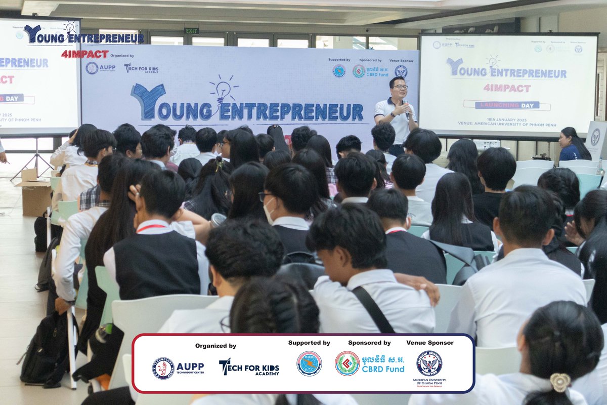 TechforKidsAcad's tweet image. [Young Entrepreneur 4Impact Launching Day] 🚀 Successful launch at AUPP! Students shined with creative ideas. Register now for the program: [bit.ly/YoungEntre4Imp…] #YoungEntrepreneur4Impact #Techforkidsacademy