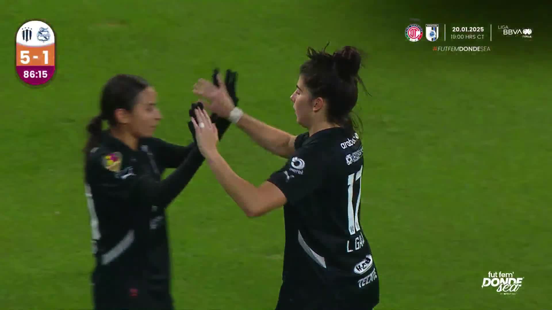 No hay quinto malo para @Rayadas. 🤠@LuciaGarcia17 firma el Hat-Trick. 🔥#FutFemDondeSea I #SomosDesafiantes ⚡️