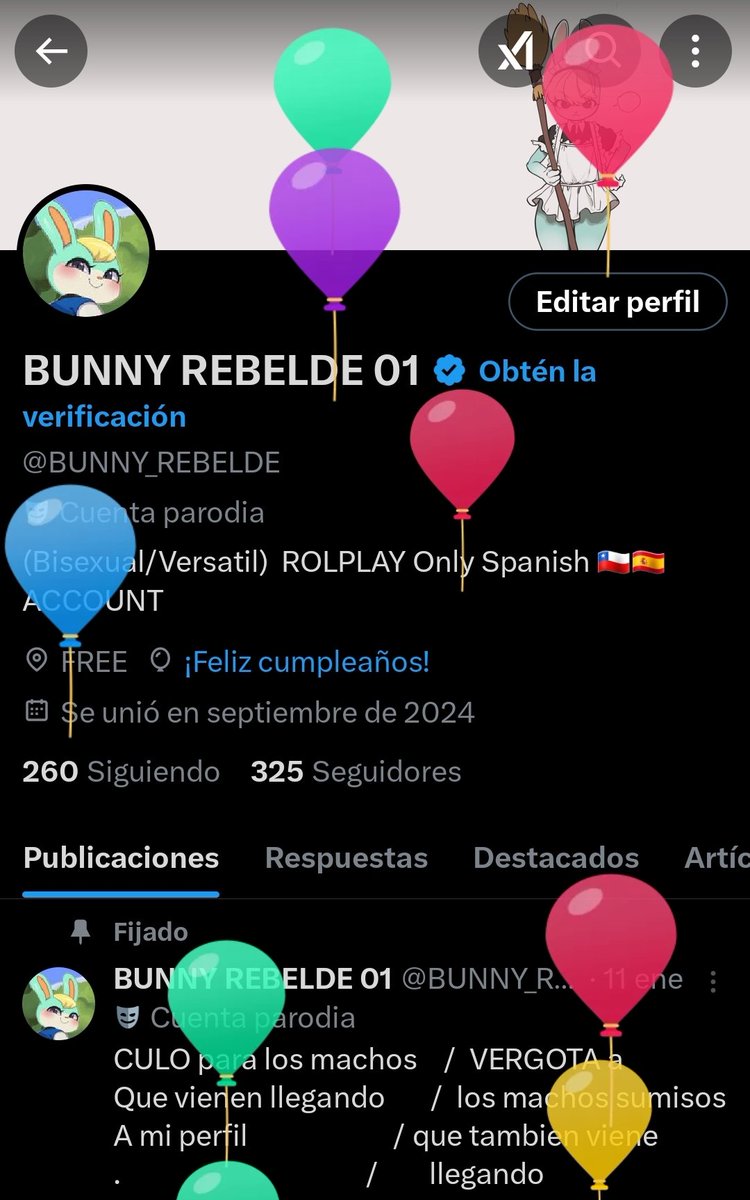 TheFemBDex's tweet photo. FELIH CUMPLEAÑOS A MII!!!🥹🥹🎂🎂 https://t.co/S2ETSkfcVc