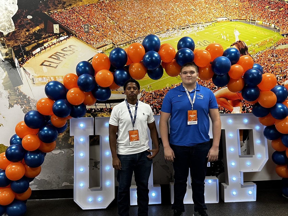 Thanks you to UTEP football and the coaching staff for inviting me to UTEP’s Junior day.Hope to play in the orange and blue one day. Go Miners!