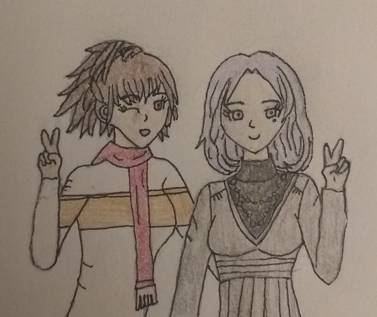 Femc and Saori ♥️ #Persona3  #Femc  #P3P