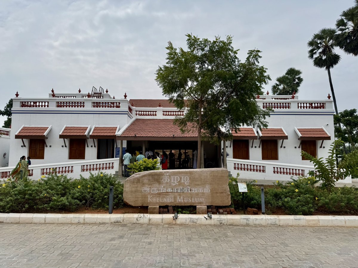 vgsoma's tweet photo. Fascinating visit to Keeladi Archaeological Museum near Madurai.. 1/6 https://t.co/VmctTctsPo