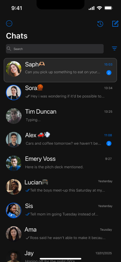 BasicUiDesigner's tweet image. Day 13 of my DailyUi challenge a direct messaging app
#DailyUI #ux #ui #design #figma #dribbble