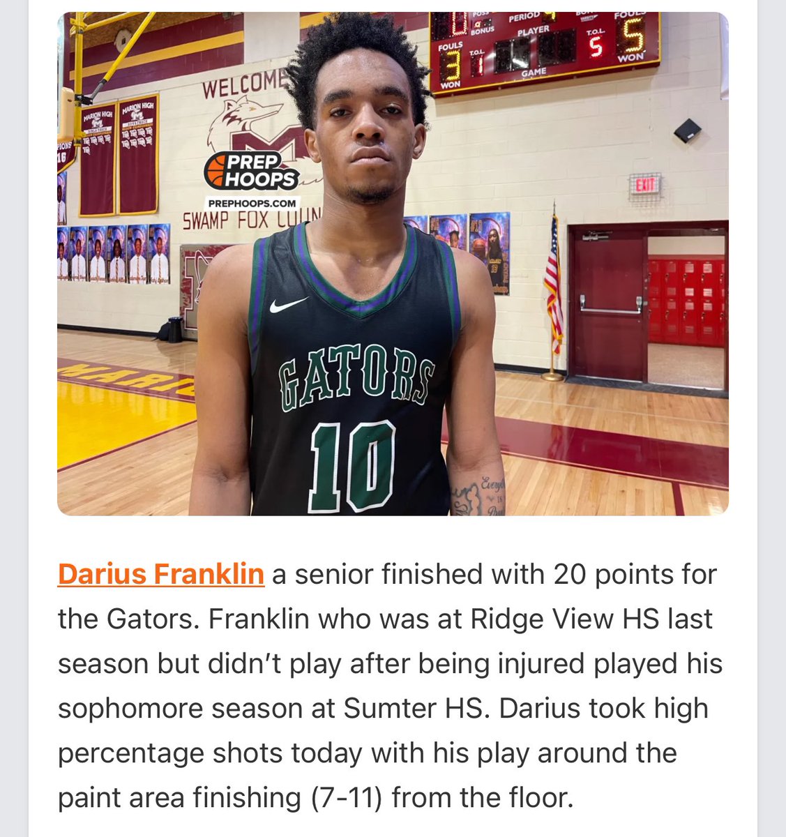 Thank you to <a href="/PrepHoopsSC/">Prep Hoops South Carolina</a> for highlighting our seniors Pop Cato and <a href="/dfrank2_/">darius franklin</a> !