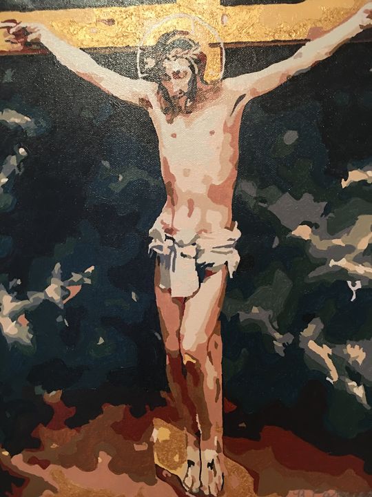 rebcar50's tweet photo. Art of the Day: "Jesus". Buy at: https://t.co/ZBzV3lRDBx https://t.co/rm0lts3kxh