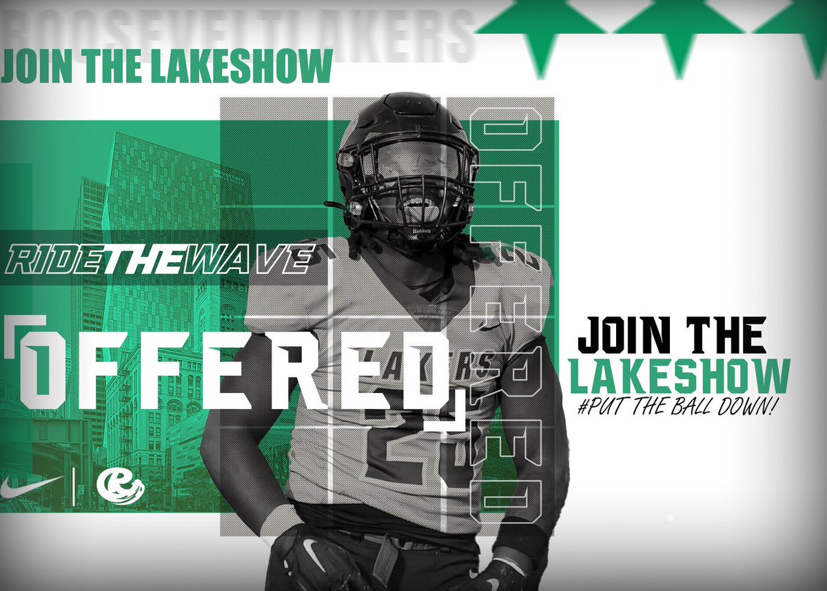 #AGTG After a great conversation with <a href="/mckeonwc/">Billy McKeon</a> I am blessed to receive an offer from Roosevelt University.
<a href="/RULAKERFB/">Roosevelt University Football</a> <a href="/PSHScougarFB/">Plainfield South Football</a> <a href="/CoachSki84/">Coach Szudarski 🏈</a>
